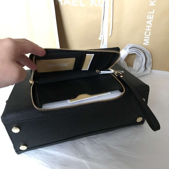 ❤️🌷mk Satchel set/Sofia/large/crossbody&wallet - Picture 2 of 8